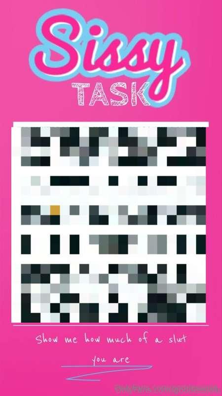Are you ready to be my sissy slavegirl? Unlock this task!