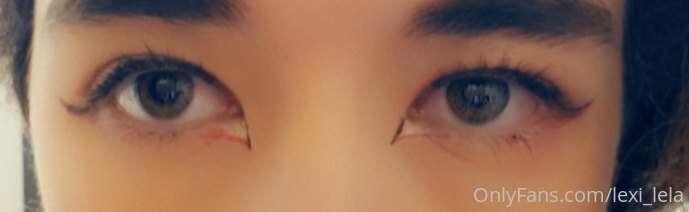 Went out in public with eyeliner last night AND today 😳 also..