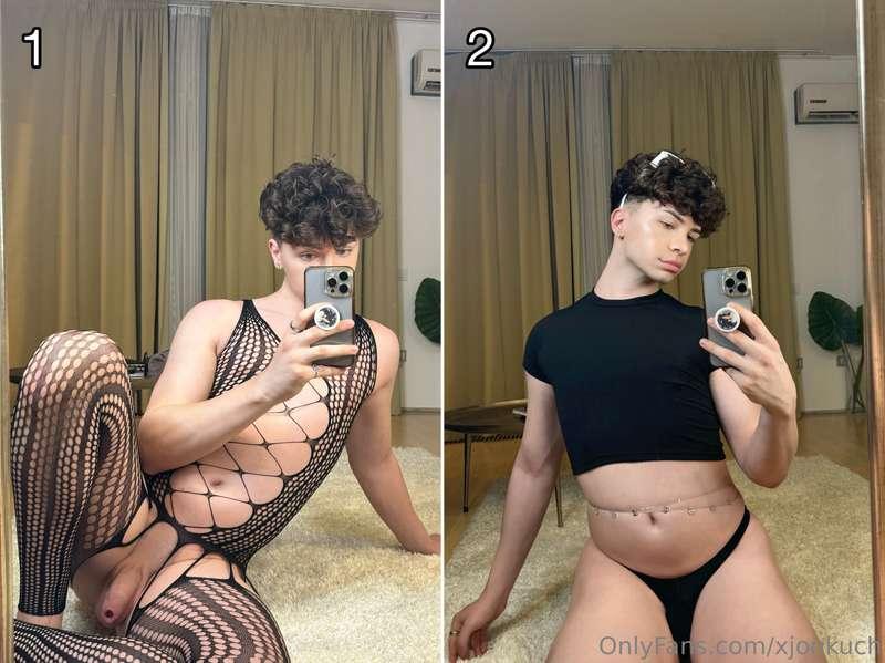 which outfit do you want me to wear in my next photo shoot /..