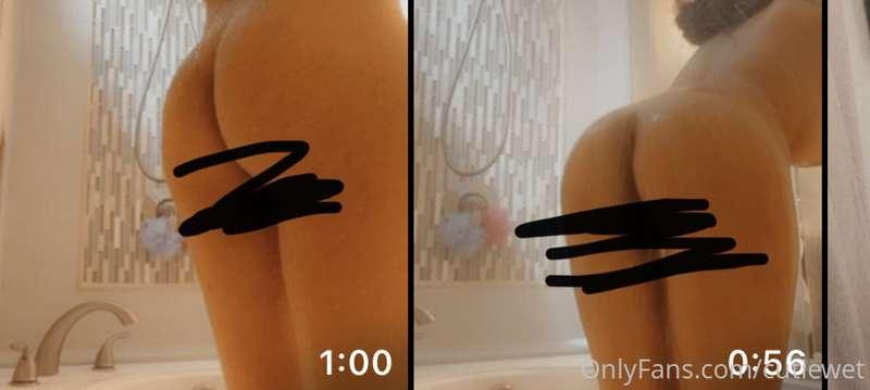 shower twerking when I was in California 👅