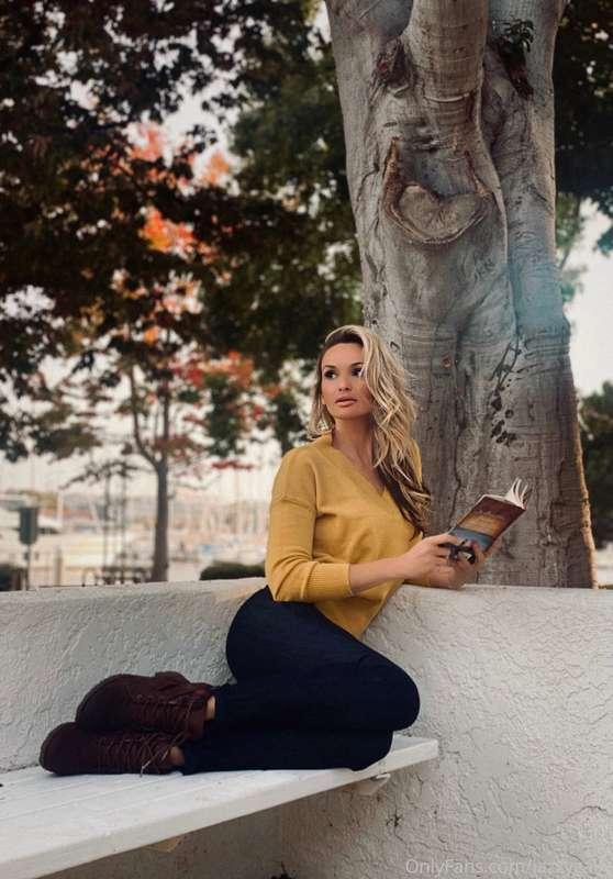 Sometimes it’s just nice to grab a good book and enjoy natur..
