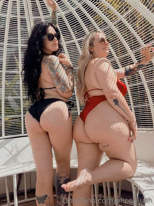 Cheeky pool side sluts