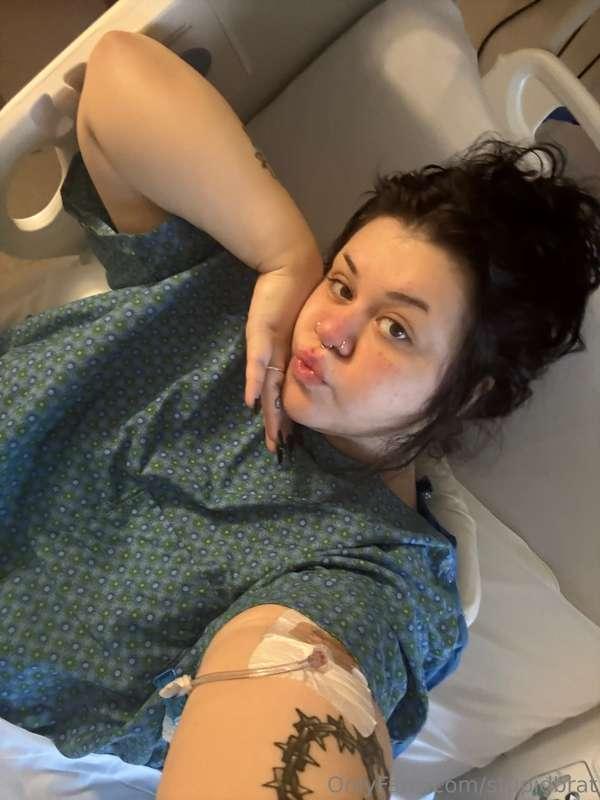i just spent the last 24 hours in the ER & just got out of e..