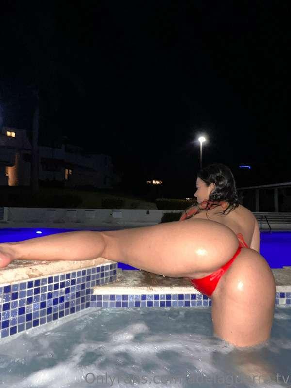 late night Jacuzzi session