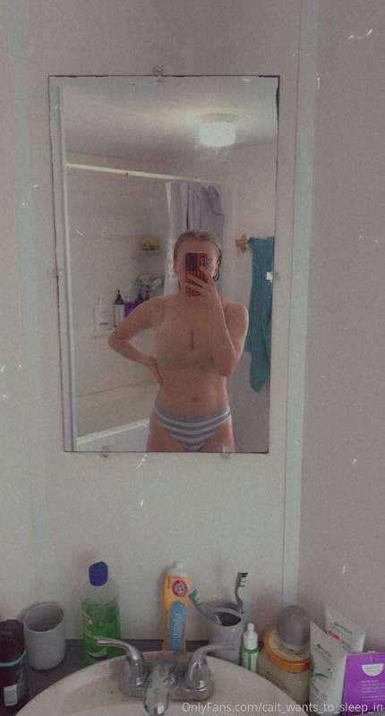 New underwear makes for a happy girl, good afternoon