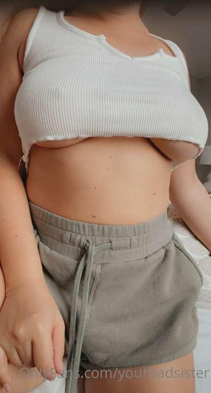 Warming up my throbbing wet pussy for you BRO, making sure y..
