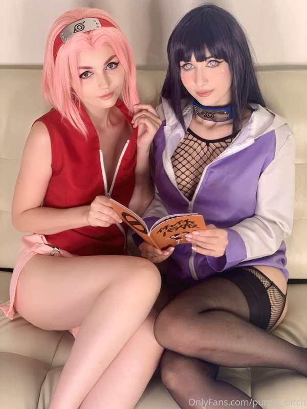 Sakura by @sia_siberia, Hinata by me❤️