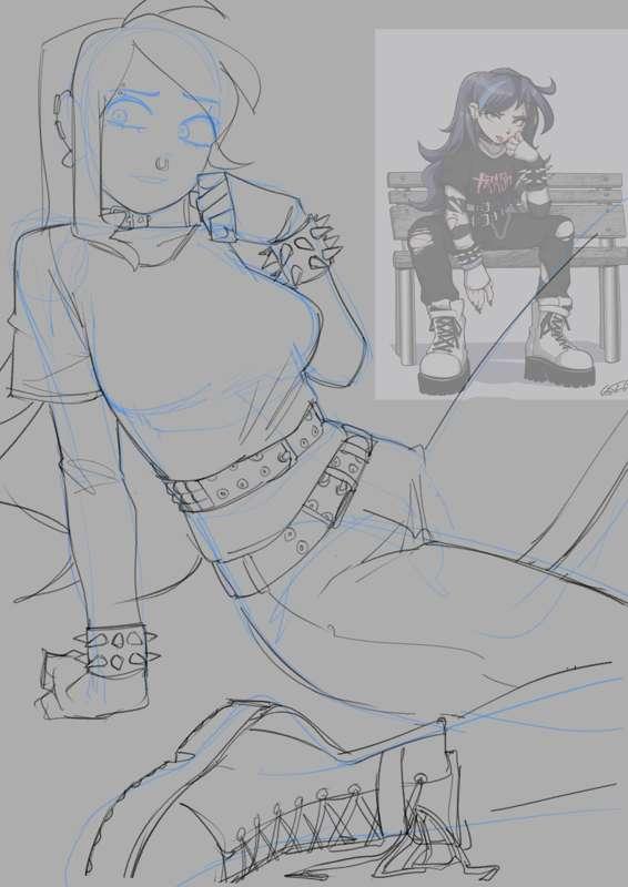 Goth Marcy WIP
