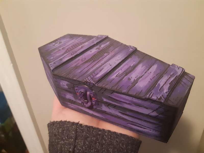 Mini Coffin Ring Box