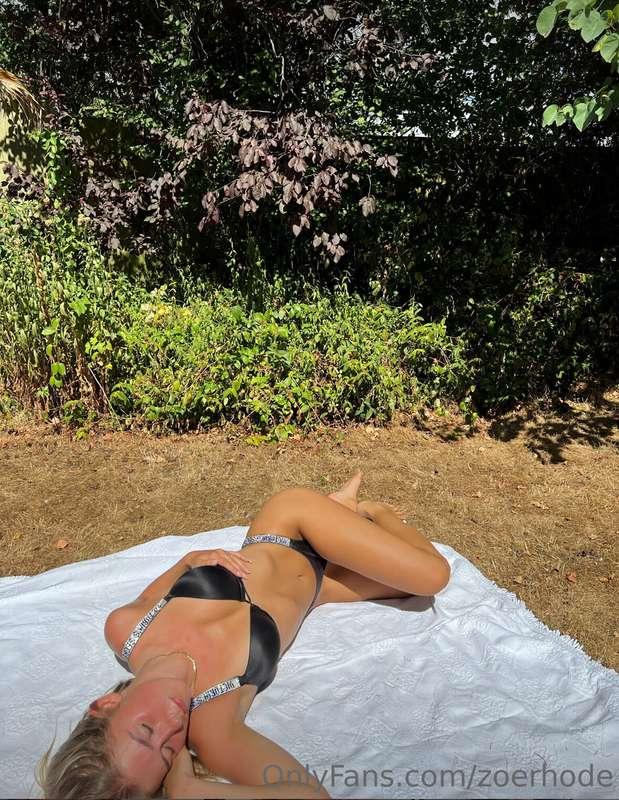 Soaking up the sun, and your attention... 😉