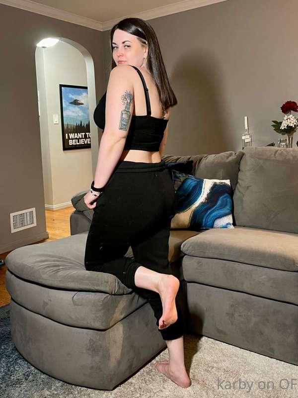 Sometimes even comfy clothes need to come off for maximum re..