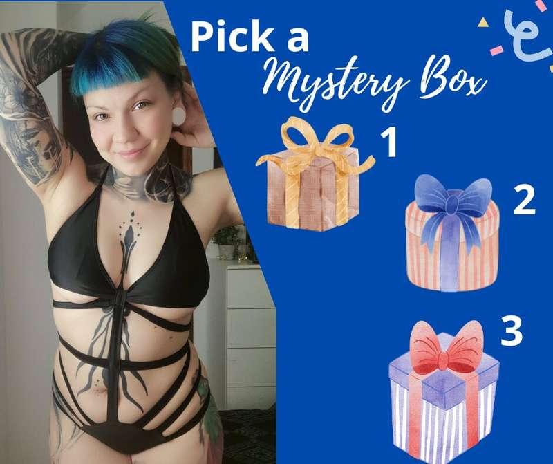 Let's play a little game baby! Each BOX has a WILD SURPRISE ..