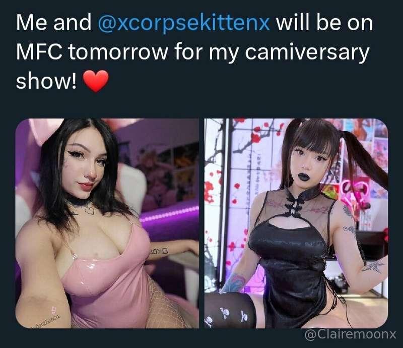 Will be posting links and time on Twitter! @evierain