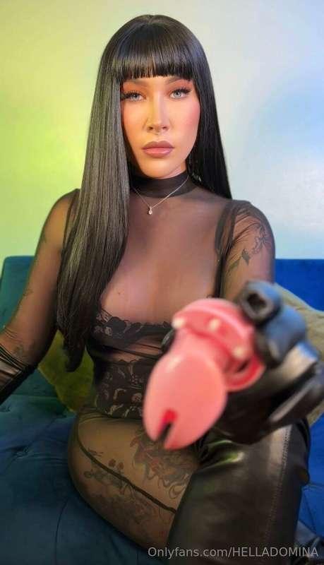 Ready for your sissification?! 🎀😈 You'll be sucking her TRAN..