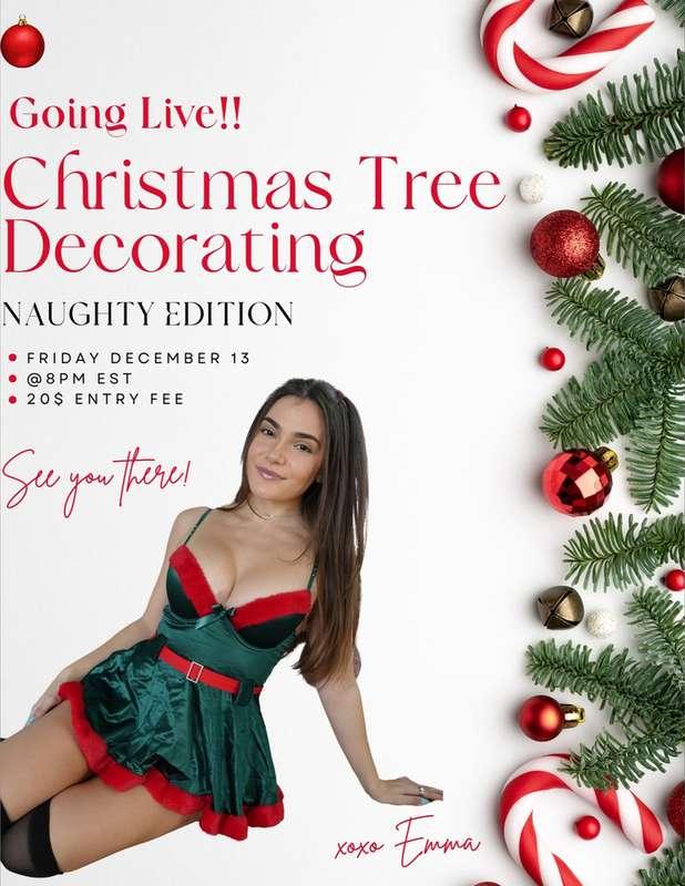 Join me Friday December 13th at 8 PM EST for my Naughty Chri..