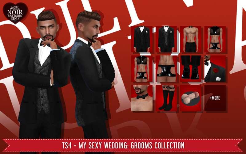 TS4 - My Sexy Wedding - Grooms Collection