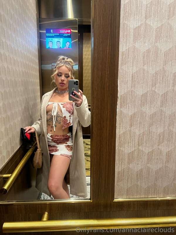 I wanna get fucked in an elevator again. I did it in Vegas a..
