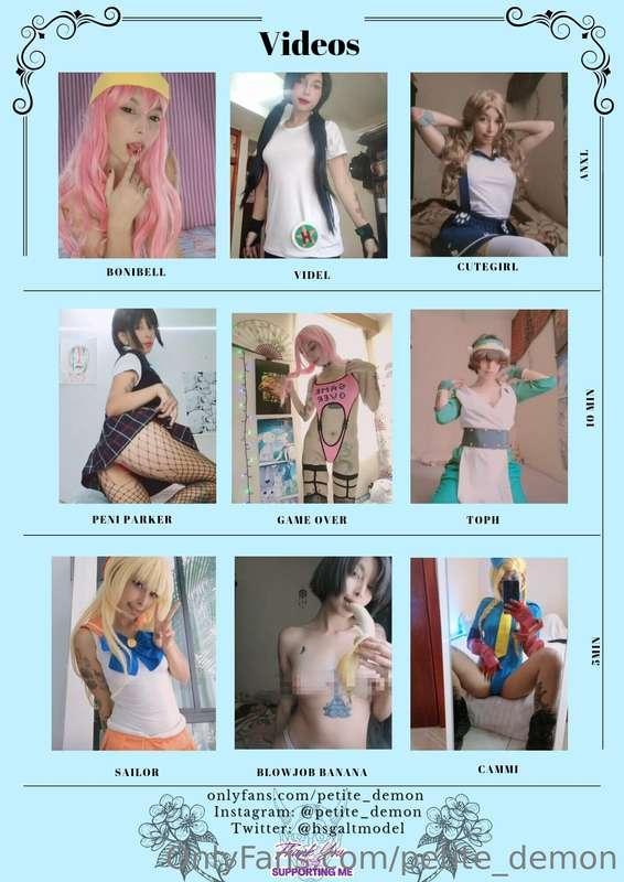 Dear fans, I have this catalogue  of videos🔞 🥵available If y..
