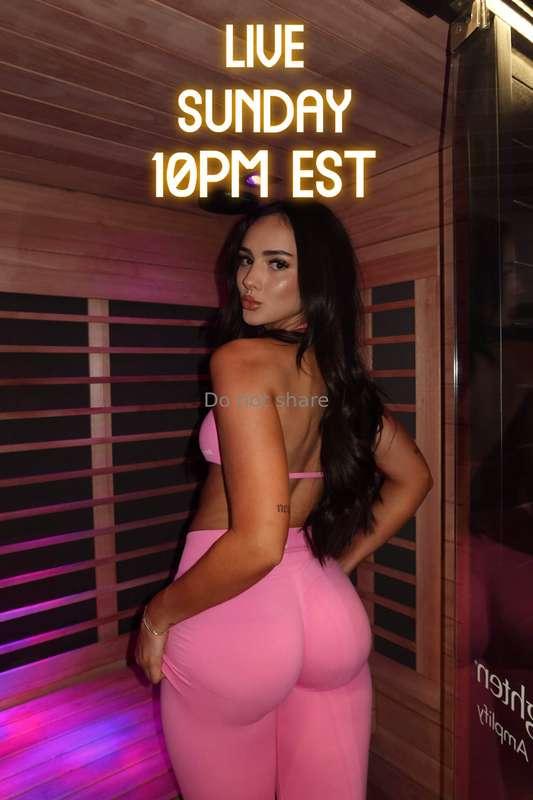 See you on Sunday! I swear it's going to be wild! 😍