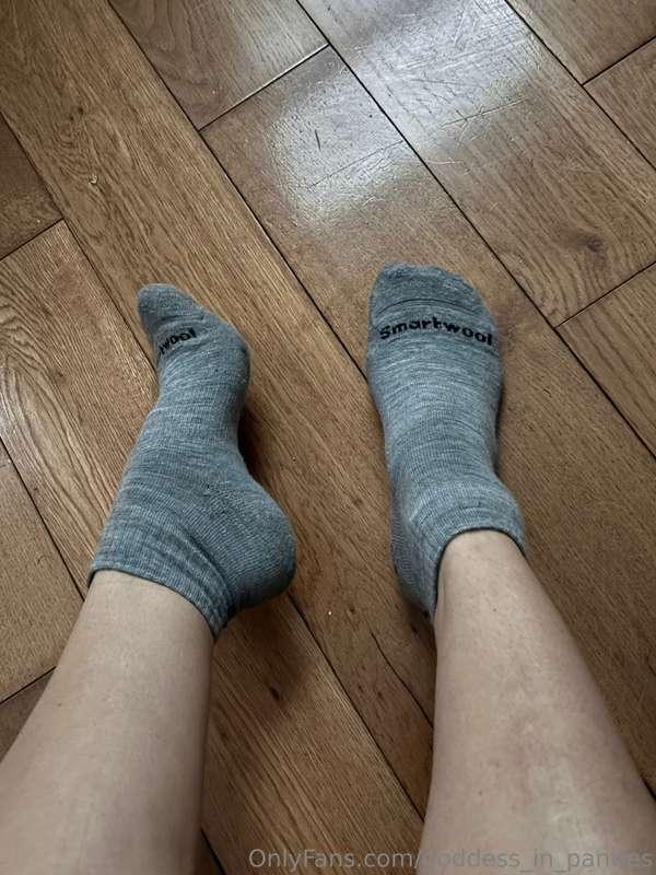 These gym socks will be up for grabs at the end of the week!..