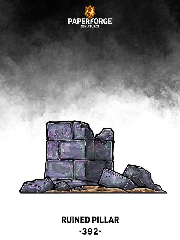 #392 [Environment Prop] Ruined Pillar