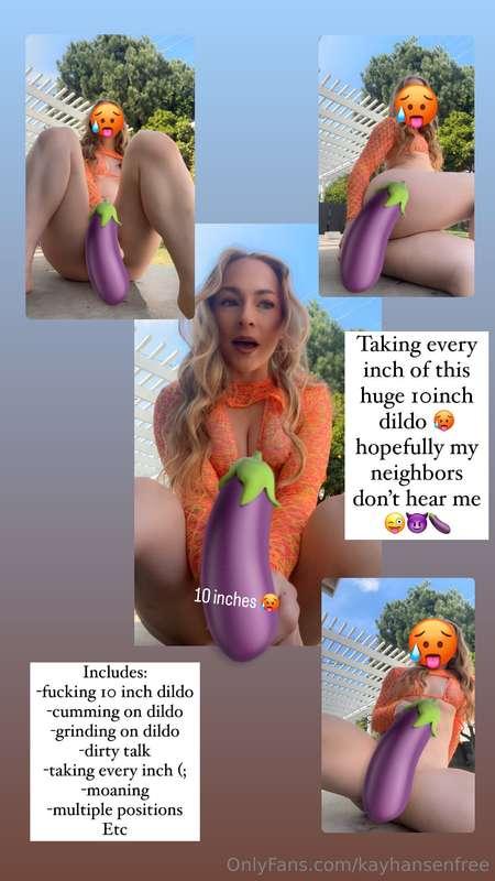 Backyard fun 🤭🍆😝