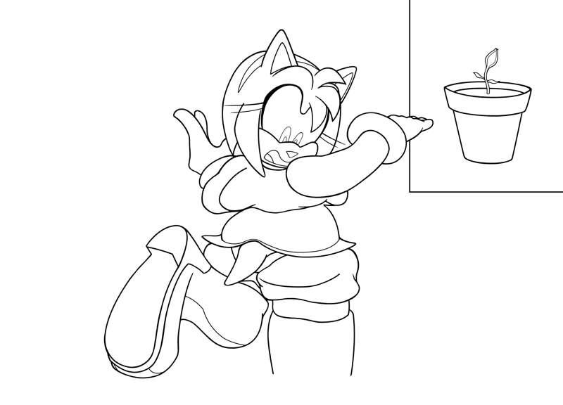 (Lineart!) Sprouting Rose ~ Part 3