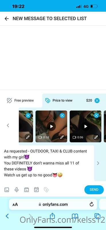 You don’t wanna miss these videos😈 I just sent them out in d..