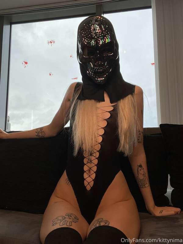 If you think this mask is scary wait till you see what’s und..