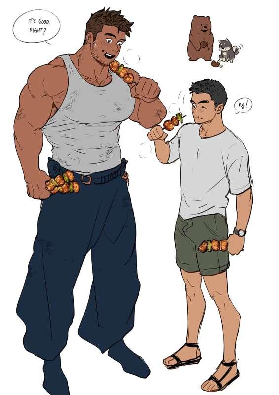 The bear and the pup