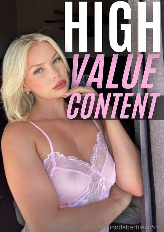 High Value Content Drop! 💕 Giving my loyal fans something ex..