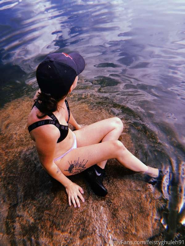 I’m in upstate NY jumping in lakes in the Adirondacks! What ..