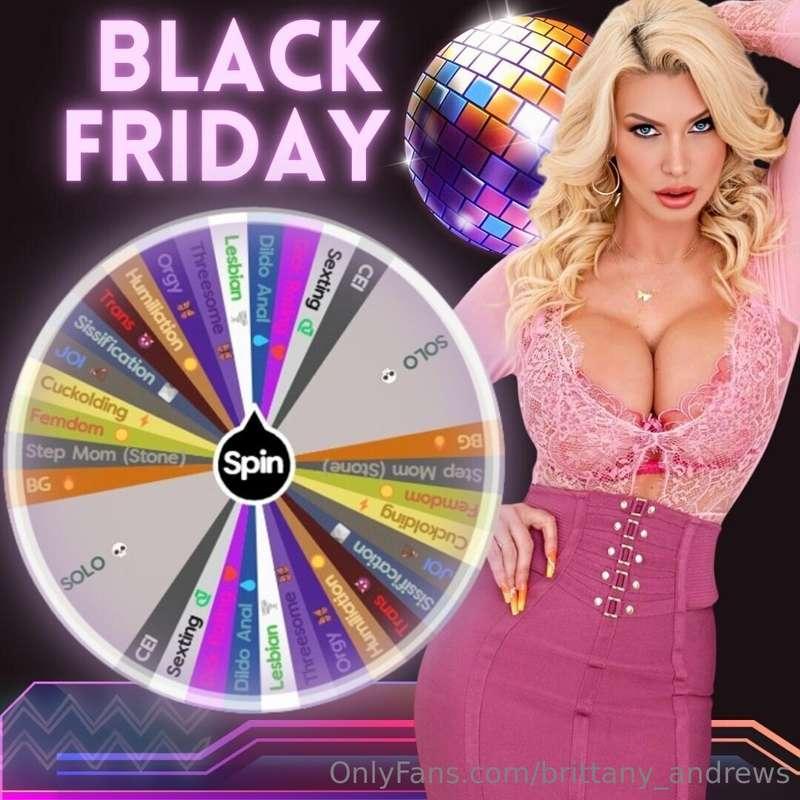 🎡 Spin the Wheel Black Friday Sale! 🎡It’s time to play and w..