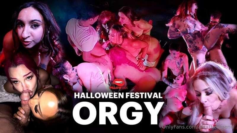 HALLOWEEN ORGY!!! 🚨THE GREATEST PILLOW TALK UNCENSORED CONTE..