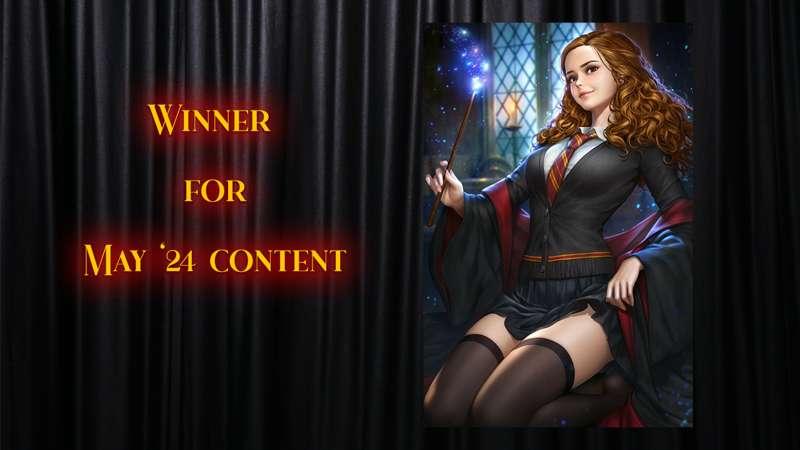 📢 May '24 Content - Featuring Hermione (HP)!!!