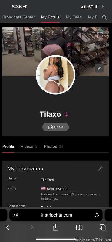 I’m going live on Stripchat tonight with @BigButtBrooklyn. Add me on Stripchat to come see us! https://stripchat.com/Tilaxo/follow-me