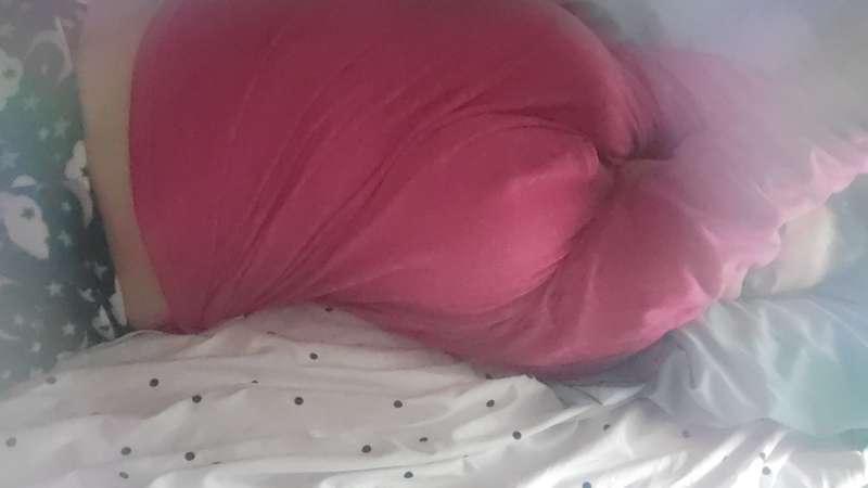 Morning...stretches and flashes you