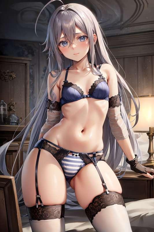 【三角木馬、ロープ】レーナさんを調教する  46枚(zip, pdf有り)