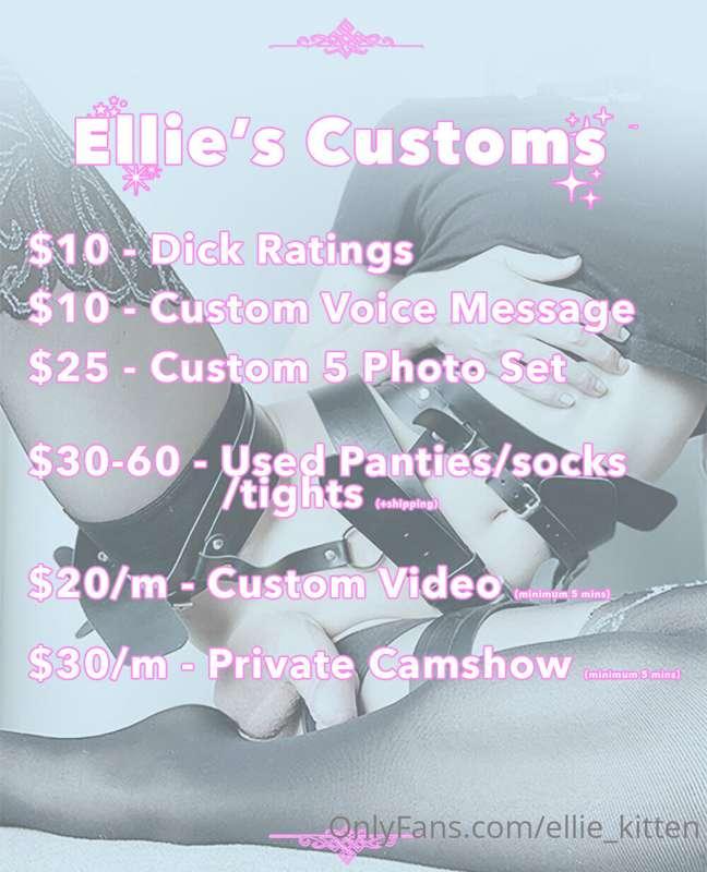 I finally got around to making a price chart for customs. DM..