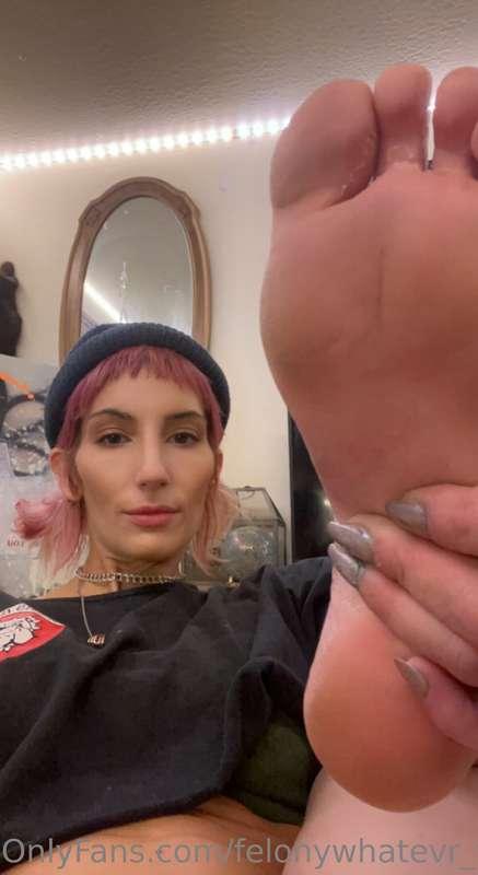 For all you sexy foot lovers “am I doing this right?”