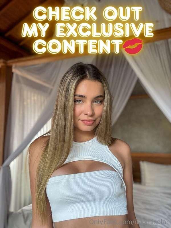 My exclusive content is waiting for you if you UNBLOCK  my p..