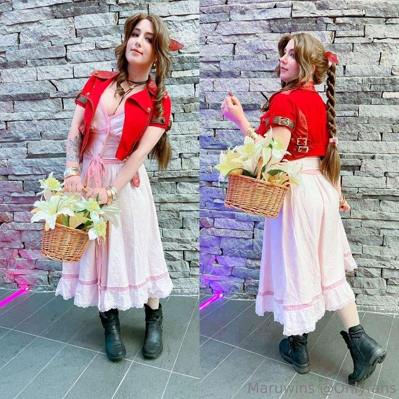 Aerith from yesterday!Today I am setting up my desk area and..