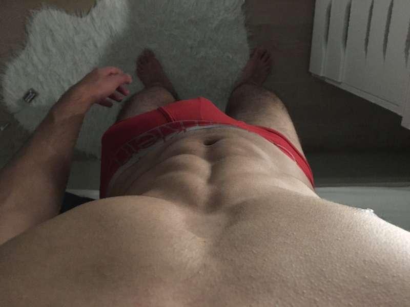My abs were pretty sweet here
