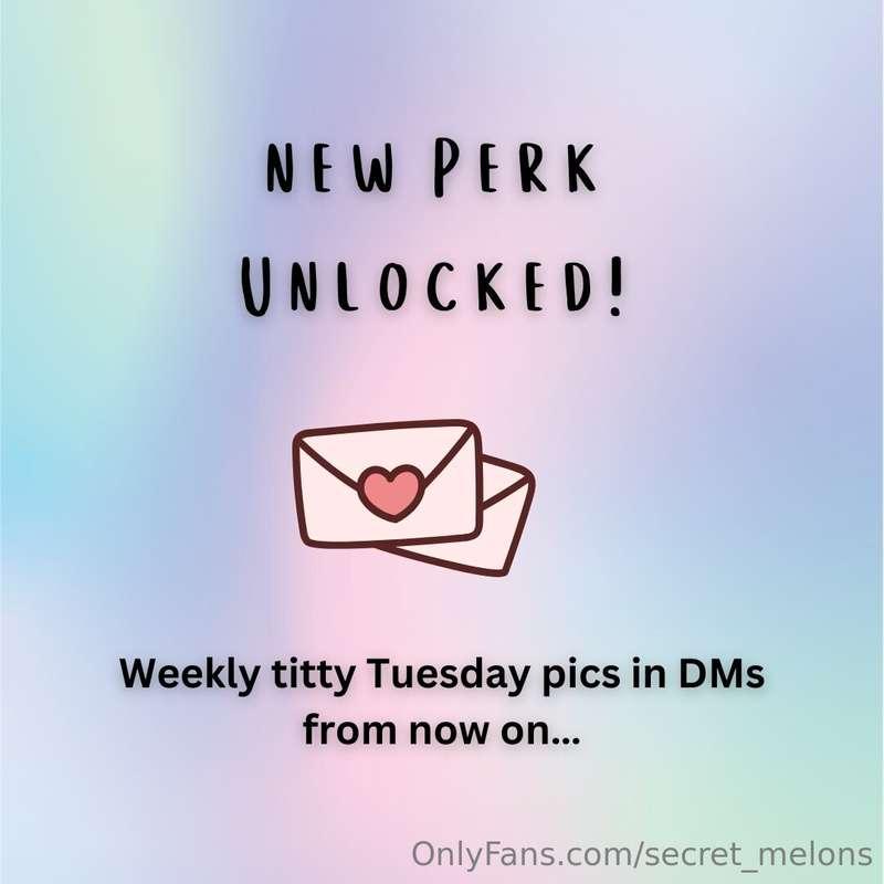Titty Sprinkles for all!✨ Starting tomorrow 