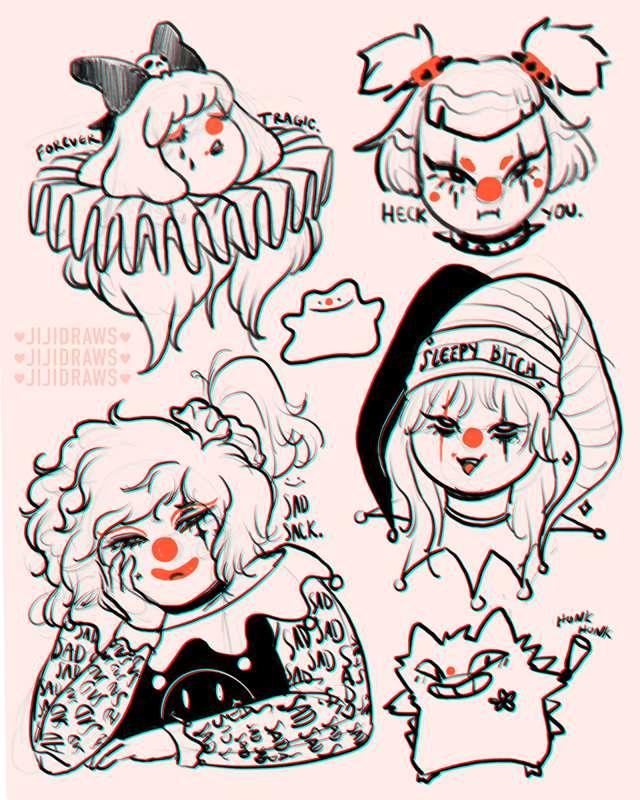 Sketchbook // Clowning Around 🤡