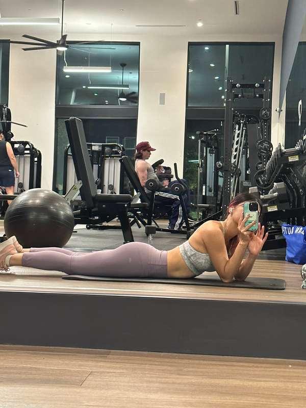 gym progress pics