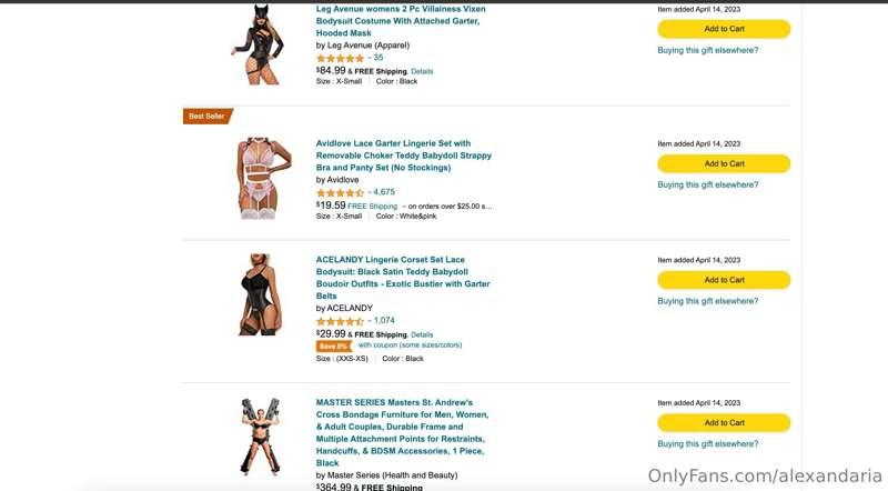 We have some insanely hot toys and outfits on our Amazon Wis..
