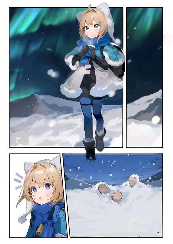 雪原探検