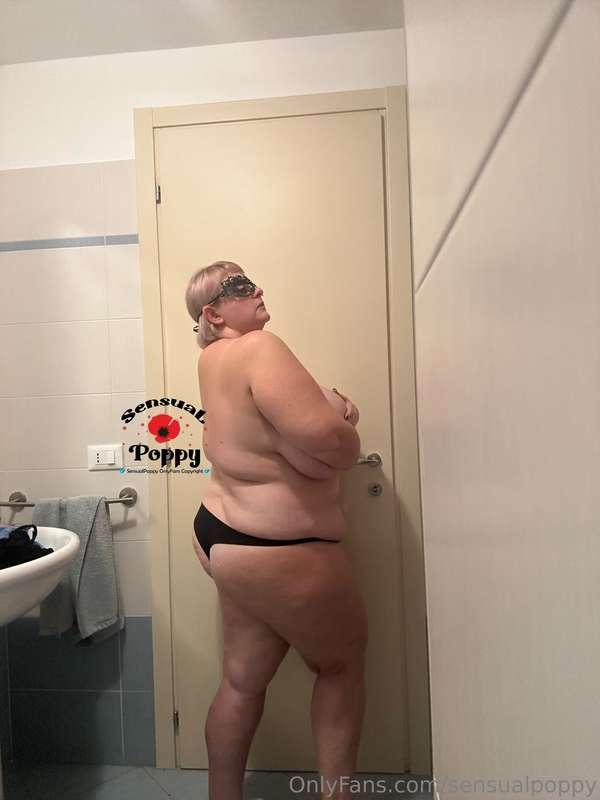 shower break…😉