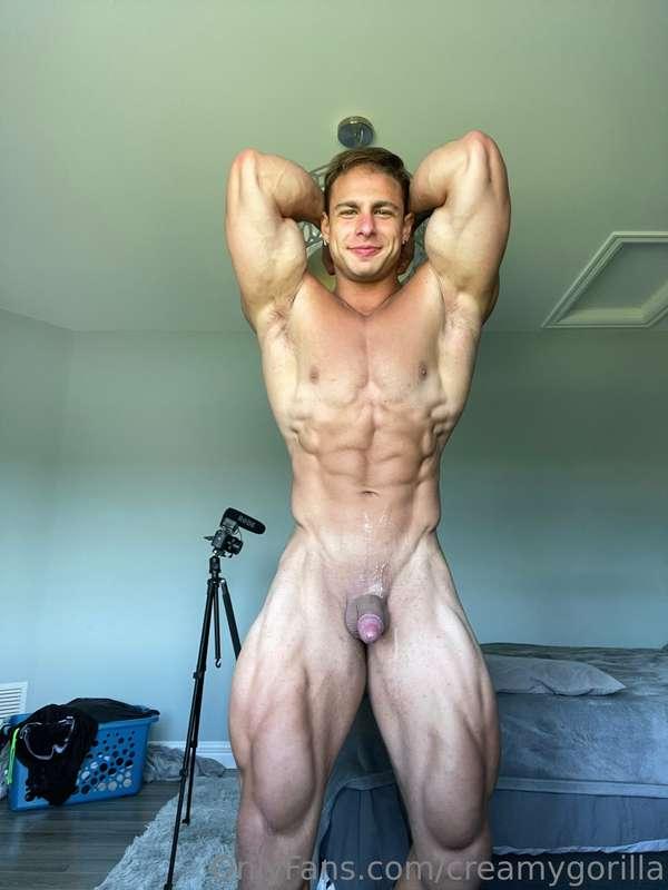 Who’s going to lick up this cum?